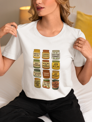 Mental Health Jar Labels Tee Shirt – Uplifting Self Care Graphic Shirt