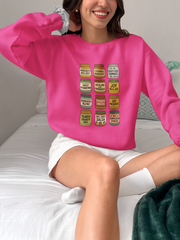 Mental Health Jar Sweatshirt – Cozy Self Care Graphic Pullover
