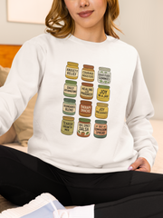 Mental Health Jar Sweatshirt – Cozy Self Care Graphic Pullover