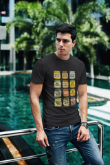 Mental Health Jar Labels Tee Shirt – Uplifting Self Care Graphic Shirt